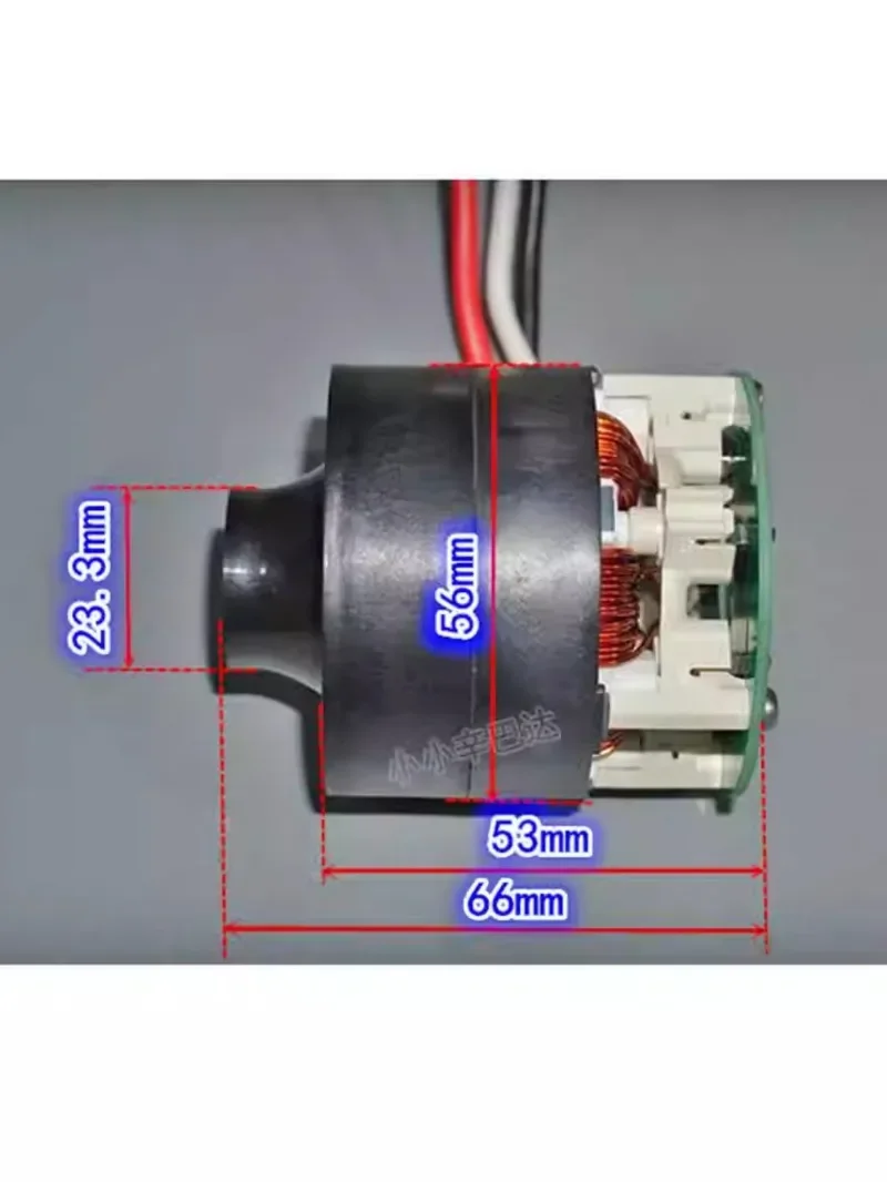 Motor 420W/120,000 To High-speed Three-phase DC Brushless Vacuum Motor 24V High-power Turbine Fan Without Drive