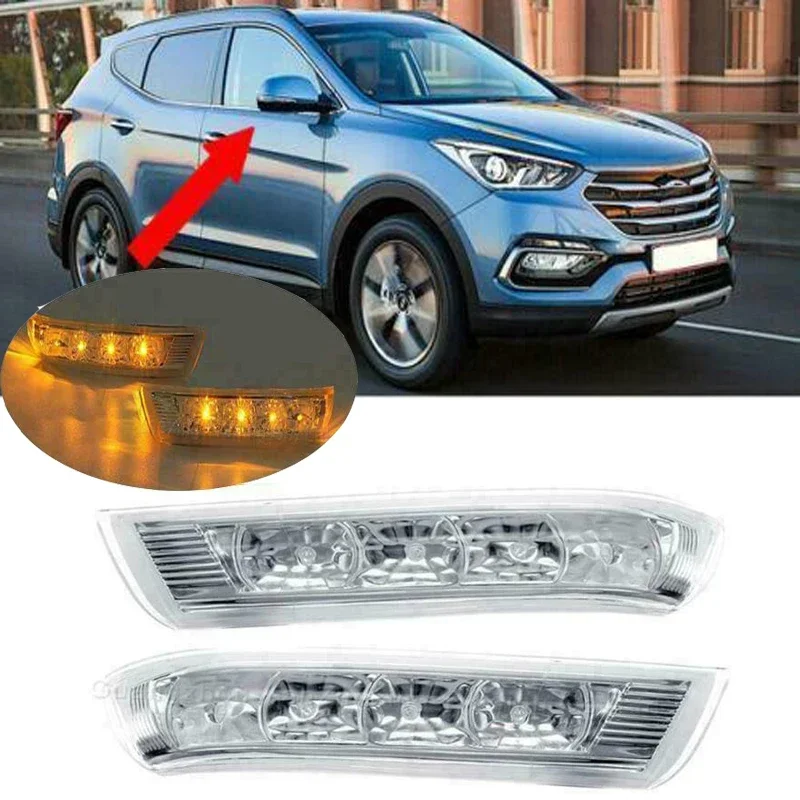 Rétroviseur latéral de voiture de haute qualité, clignotant LED, indicateur lumineux, lampe pour Hyundai, Santa Fe, Veracruz, feast 55, 07-12, 876233J000