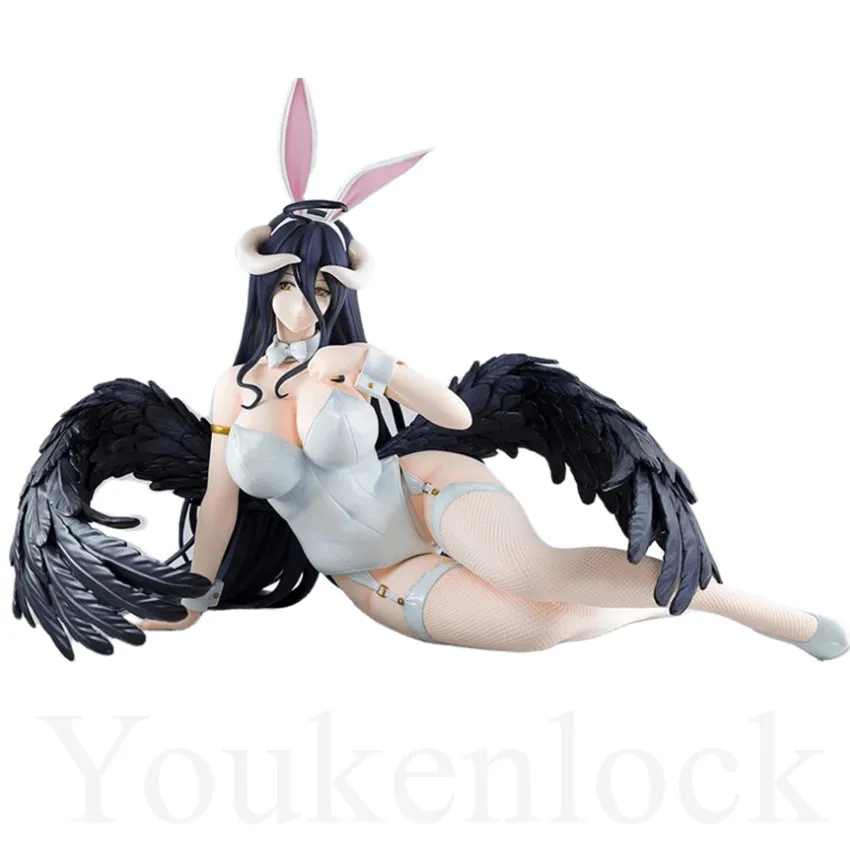 FREEing Overlord Albedo Bunny girl Anime Figure PVC Action Figure Model Game Statue Adult Collection Doll For Kids Gift