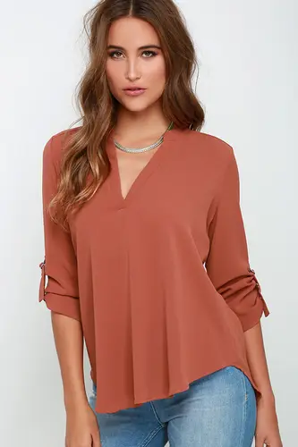 Imagen 2 del producto Blusa Sexy de manga larga para Mujer, Camisa de gasa con cuello en V, talla grande 5XL