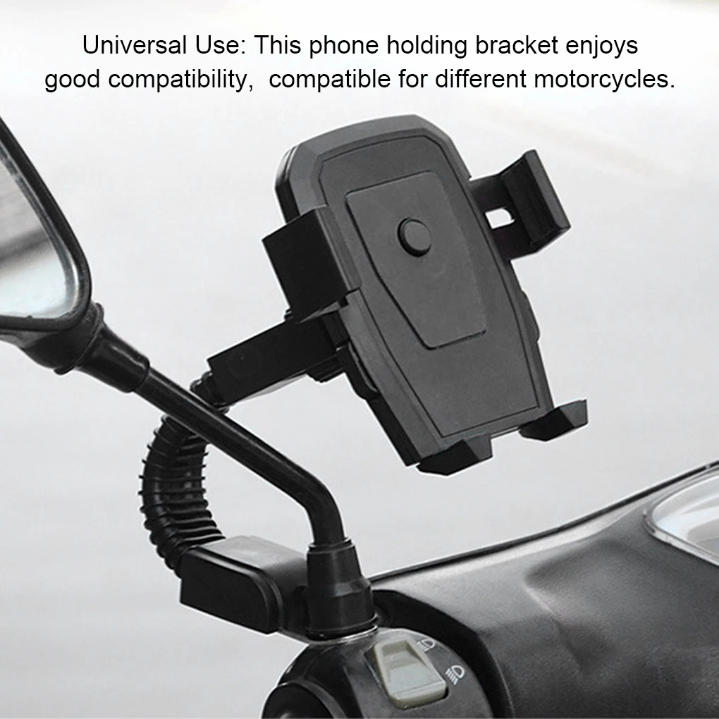 Rearview Mirror Phone Mount Fixed Shelf Cellphone Holder Modified Part