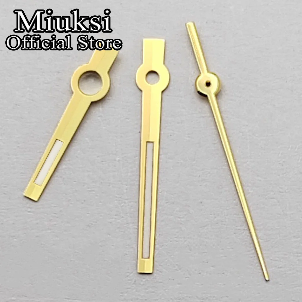 Miuksi VH31 Uhrzeiger Silber/Gold/Roségold grün leuchtend passend für VH31 Uhrwerk Zubehörteil – Detail 5