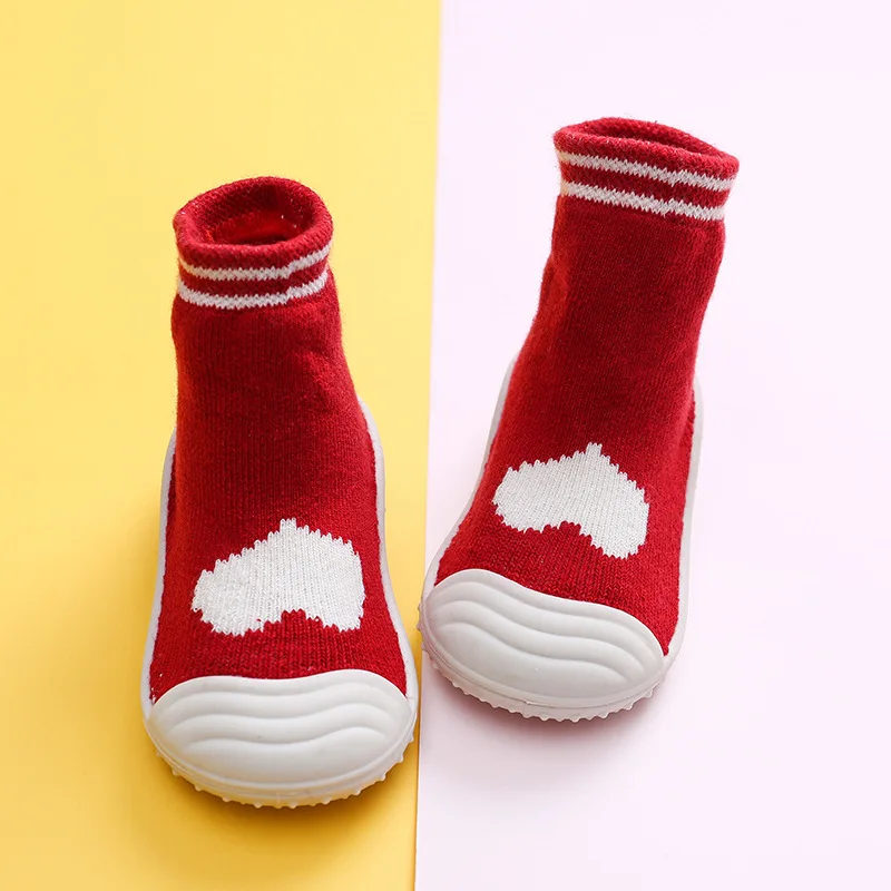 Herbst Socken Schuhe Mädchen weiche Sohle leichte Schuhe Jungen Baby Artikel bequeme Wanderschuhe atmungsaktive rutsch feste Kinderschuhe Zapatillas