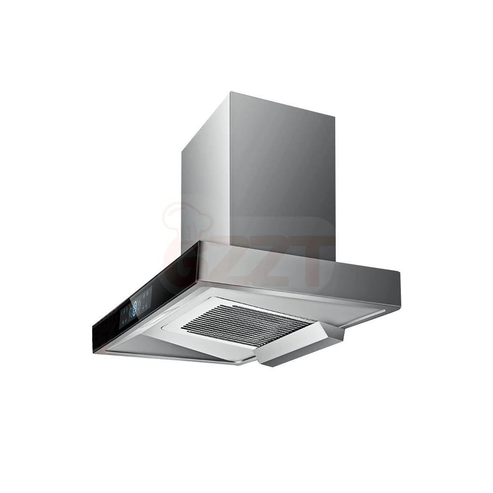 Home Appliance Kitchen Large Suction Topside Double Suction Range Hood T-Shaped Stainless Steel Equipment Kitchen Range Hood