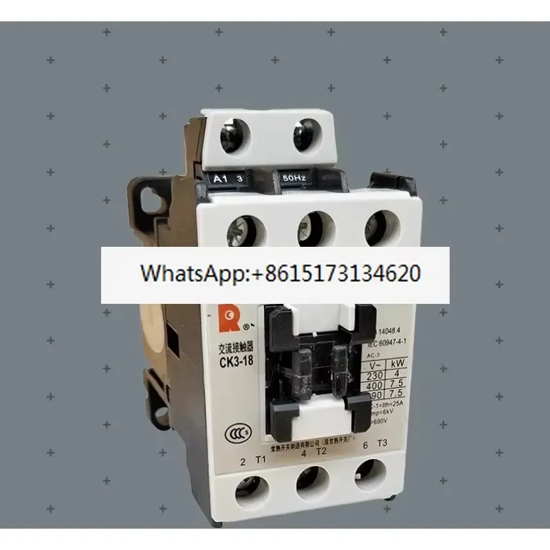 This high quality AC contactor is designed for reliable electrical control in industrial and commercial applications.