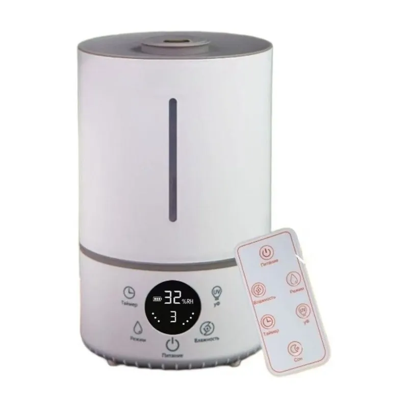 A21F-EU Plug Compatible 4L Ultrasonic Humidifier-Quiet Operation, Dual Control, Automatic Shut-Off For Home Use Auto