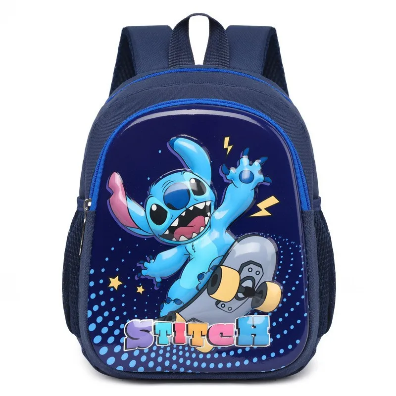 Disney stitch jardim de infância mochila eva saco de casca dura das crianças dos desenhos animados bonito crianças mochila 3-6 anos de idade mochila