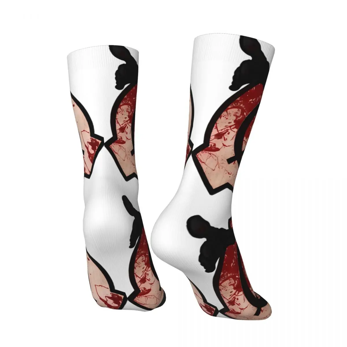 Kaus kaki pria SCP 49 Happy lucu kaus kaki Retro Harajuku SCP Foundation Scarlet King Hip Hop kaus kaki keren mulus hadiah dicetak