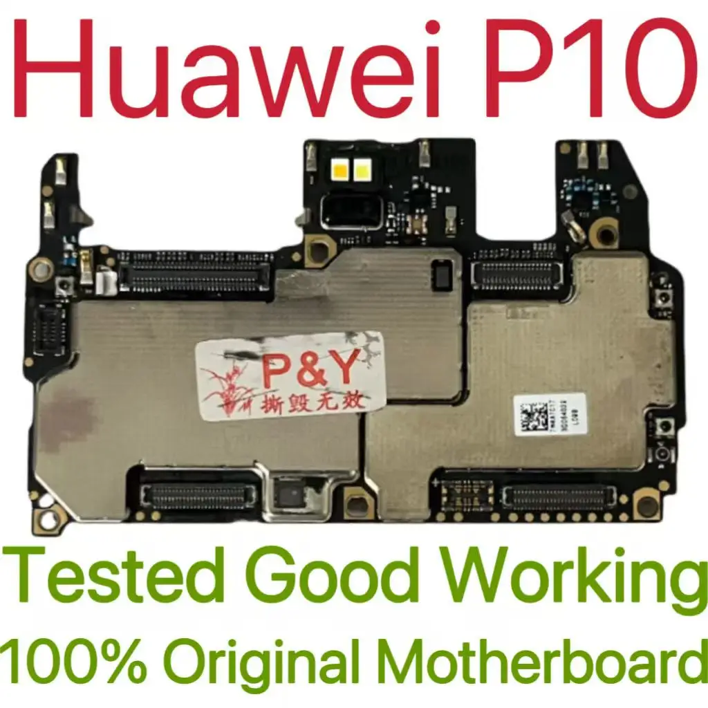 Global Version Original Unlocked Motherboard for Huawei P10 Tested Circuit Plate Main Logic Board for Huawei P10