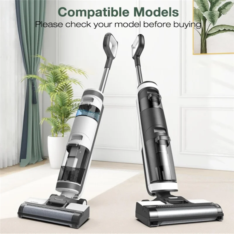 A39M Brush Roller And HEPA Filter Set Compatible With Tineco Ifloor 3/ Floor One S3 2 Pcs Brush Rollers + 4 Pcs Vacuum HEPA Filt