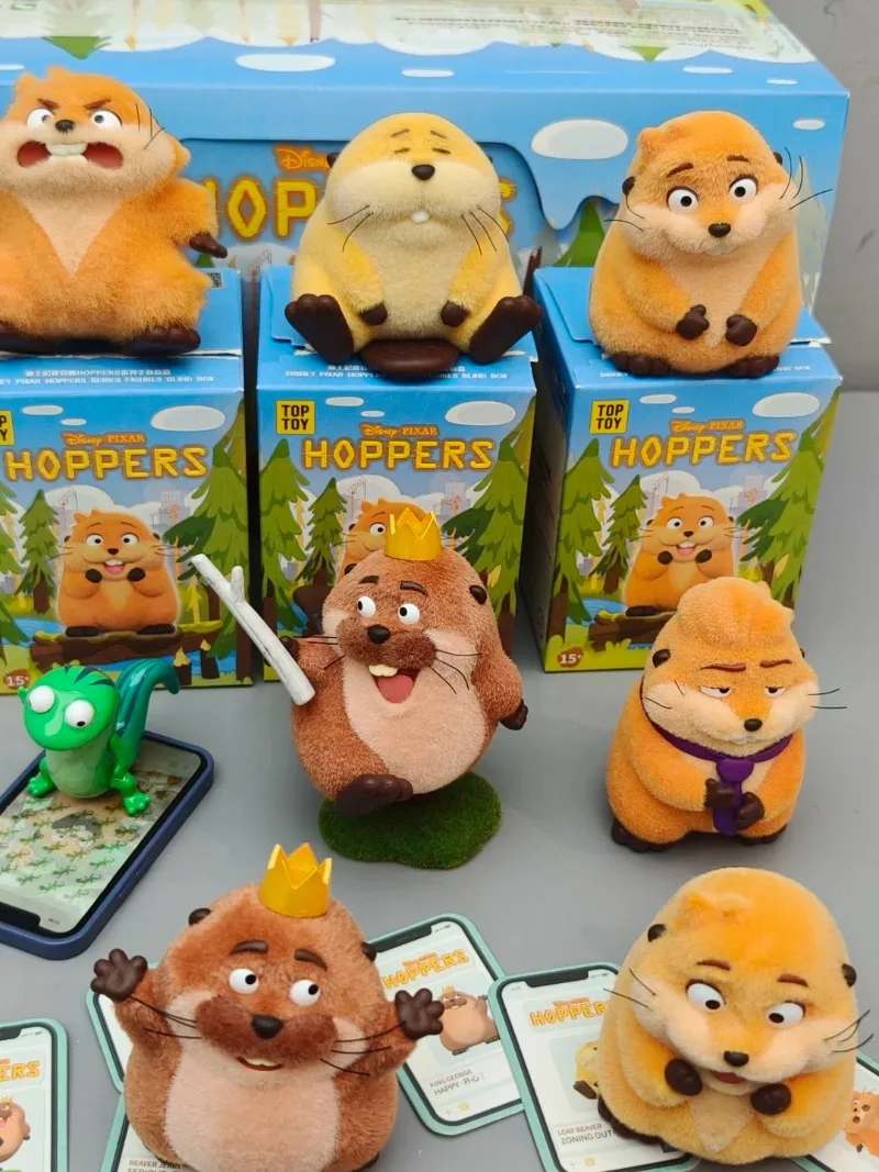 Caja Sorpresa de la Serie HOPPERS Beaver Transformation Project, Figura de Anime, Modelo Coleccionable, Caja Misteriosa, Figura de Acción, Juguete, Regalo