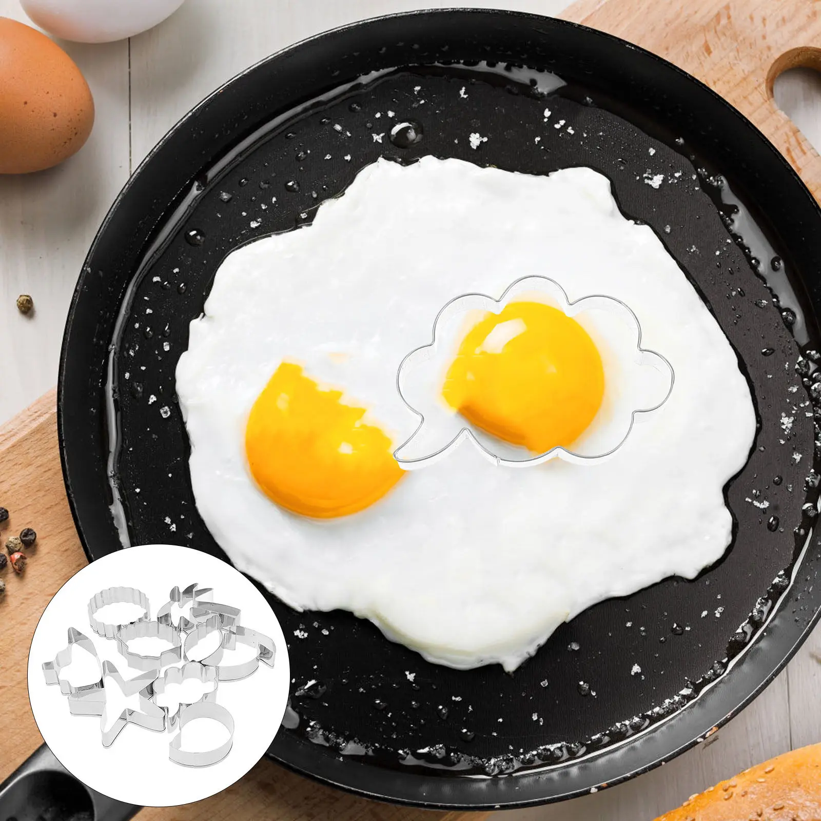 9Pcs Stainless Stee…