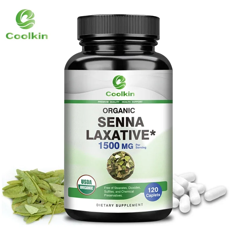 Senna Capsules - Intestinal Cleansing and Detoxification, Digestive Health, Relieves Constipation and Bloating