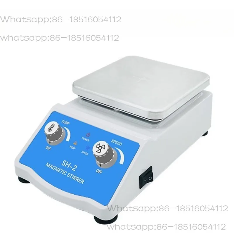 SH-2 Magnetic Stirrer Heating Stepless Speed Regulation Laboratory Small Electric Pigment Stirrer