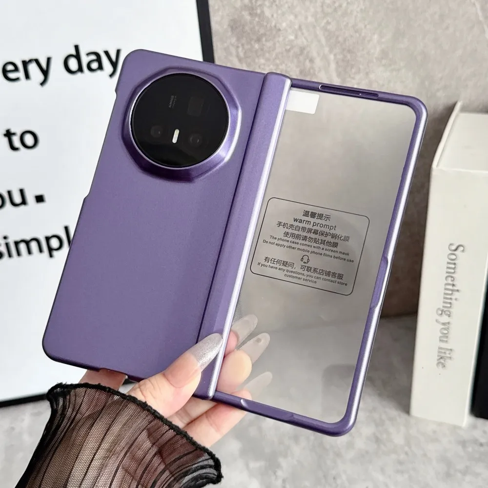 Für Huawei Honor Magie V5 Fall Harte PC Haut Mittleren scharnier Film Schutzhülle Zurück Abdeckung Fall Für Honor Magie V5 V3 VS3 Telefon Shell
