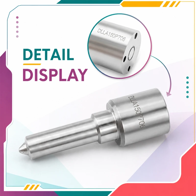 New DSLA150P706 Flat Head White Needle Fuel Injection Nozzle DSLA150P672 DSLA150P520 DSLA150P784 Suitable For Volkswagen LE1842