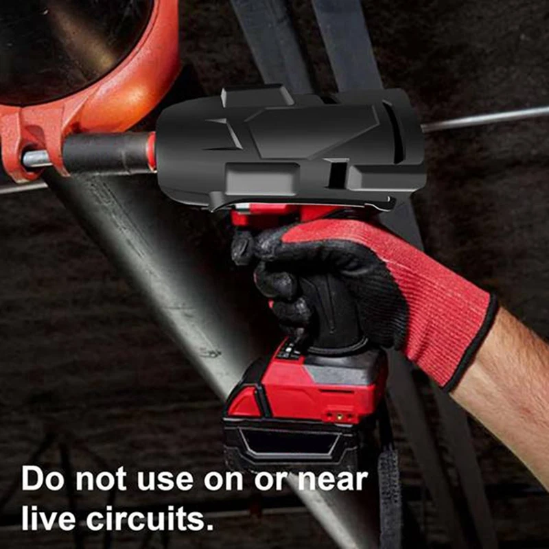 A74E-2Pcs 49-16-2967 bota protectora para combustible M18 llave de impacto de torsión de 1/2 pulgadas 2967-20 bota protectora para Milwaukee M18