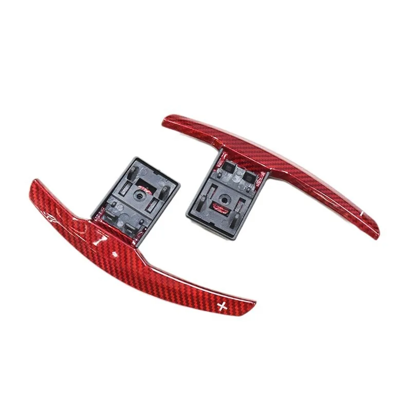 Suitable for BMW 1 2 3 4 5 6 Series M2 M3 M4 F56 R56 Red and Blue Carbon Fiber Steering Wheel Shift Paddle