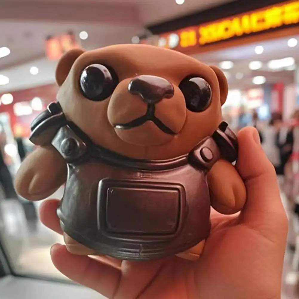 Valorant Tactical Bear Squeeze Toy 3D Flex Decompression Relaxation Toy Game Model Action Figure Dolls Friends Gifts