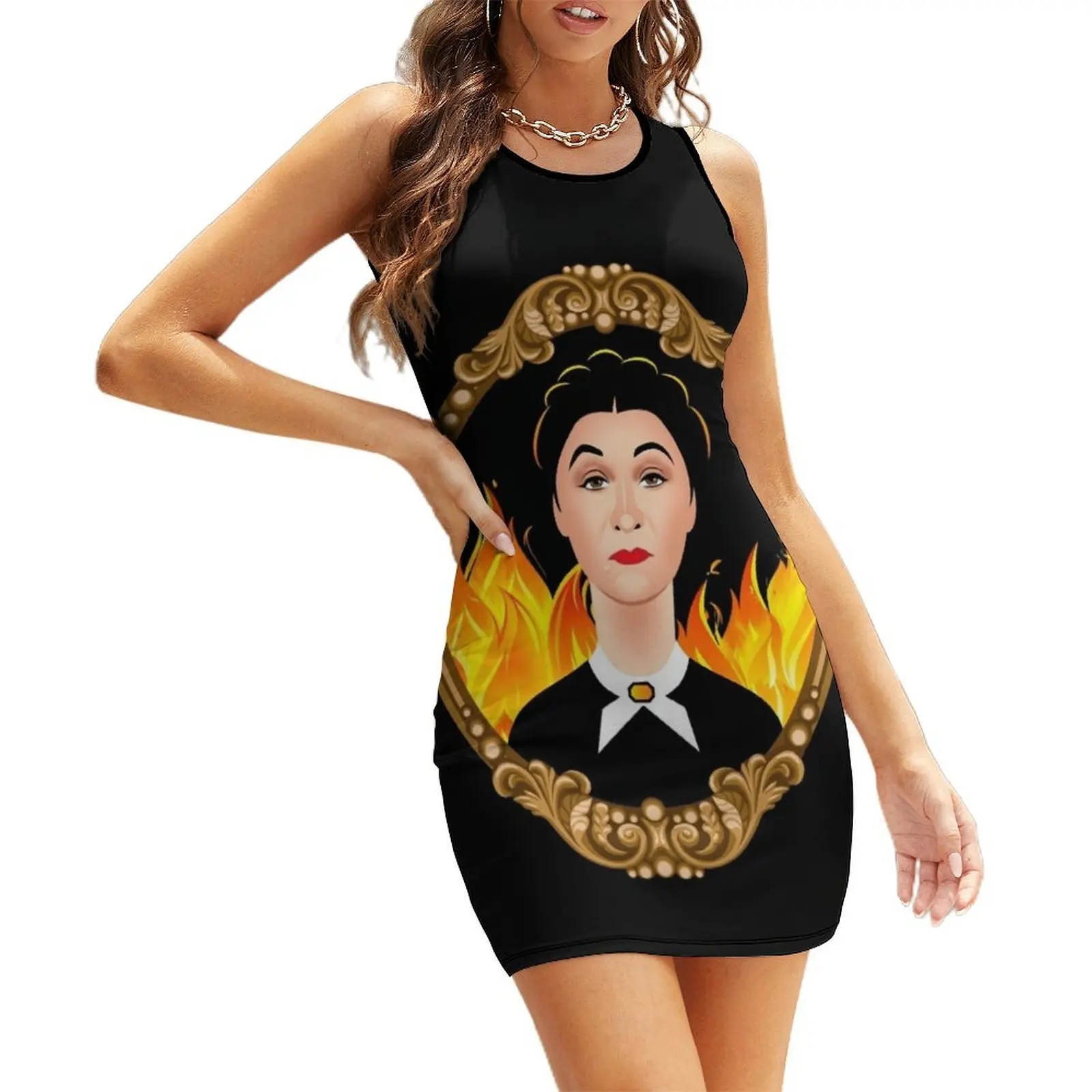 

Mrs. Danvers Sleeveless Sundress clothing women summer 2025 dress korean style cute dress