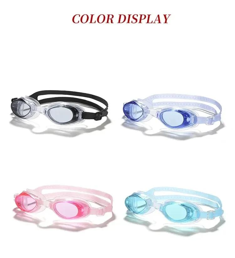 Dezition Silikonbrille, HD, wasserdicht und beschlagfrei, für Damen und Herren, Tauchausrüstung, kleiner Rahmen, Schwimmbrille für Erwachsene – Detail 2