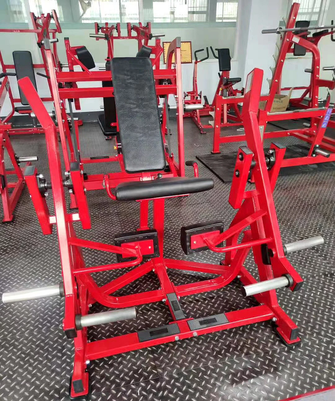 Cheernin Plate Loaded Safety Dual Resistance Curve Laser-Cut Steel Heavy-Duty Commercial Split-Motion Leg Extension Machine