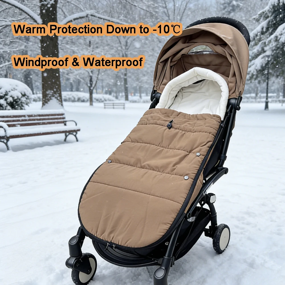 Universal Stroller Footmuff, Fits YOYO /YOYO2/ YOYO3 & Bugaboo All Series, Waterproof Fabric, Foldable Washable