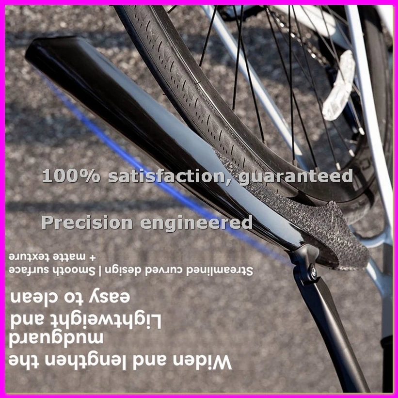 

Road Bike Two-Stage Angle Adjustment Mudguard Rear Mudguard Bike Wings Mud Guard Bicycle Part-ANKL
