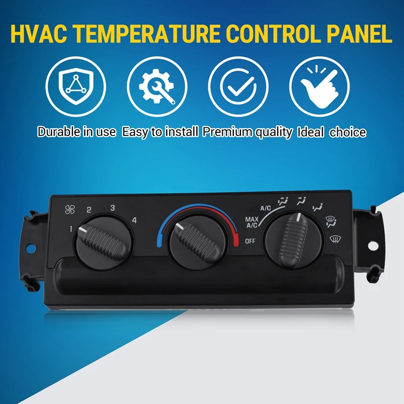 Heat A/C Temperature Climate Control Panel 16250545 09351325 15098964 For Chevrolet Blazer S10 GMC Oldsmobile Bravada