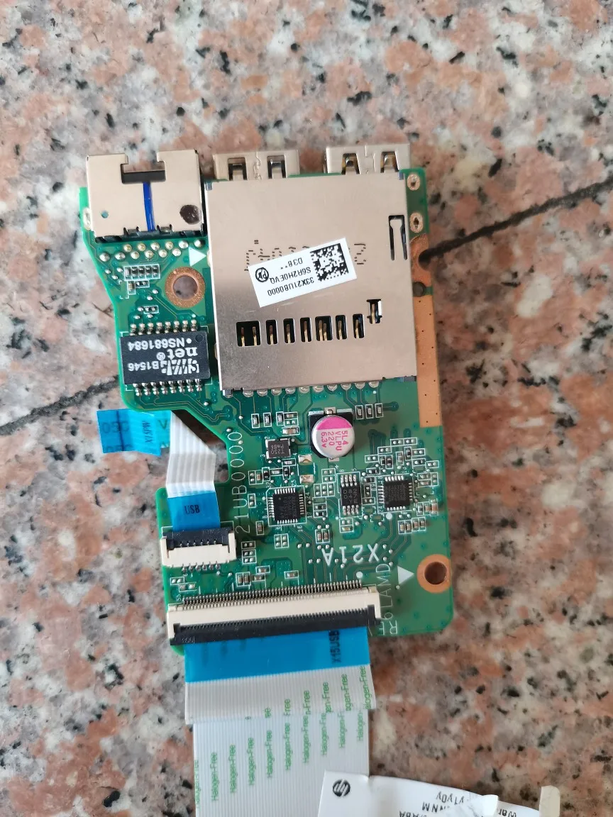 Original Network Cable Interface Board for HP 15-A 15-AB 15-AN 15-AN050NR DAX11ATB6D0 33X11UB0000 11UB0000 837612-001 image 3
