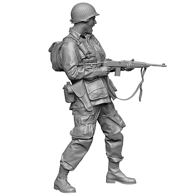 

Фигурки солдат европейской армии из смолы, масштаб 1/35, белая модель A-2259