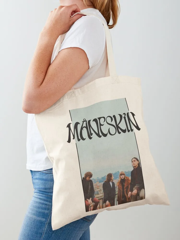 Maneskin digital print Tote Bag woman shopping bag cloth bag woman Women's bags
