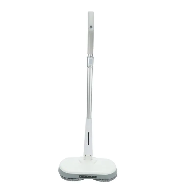 

Cordless Electric Mop with Telescopic Handle - Spin Scrubber for Wet Dry Floor Cleaning