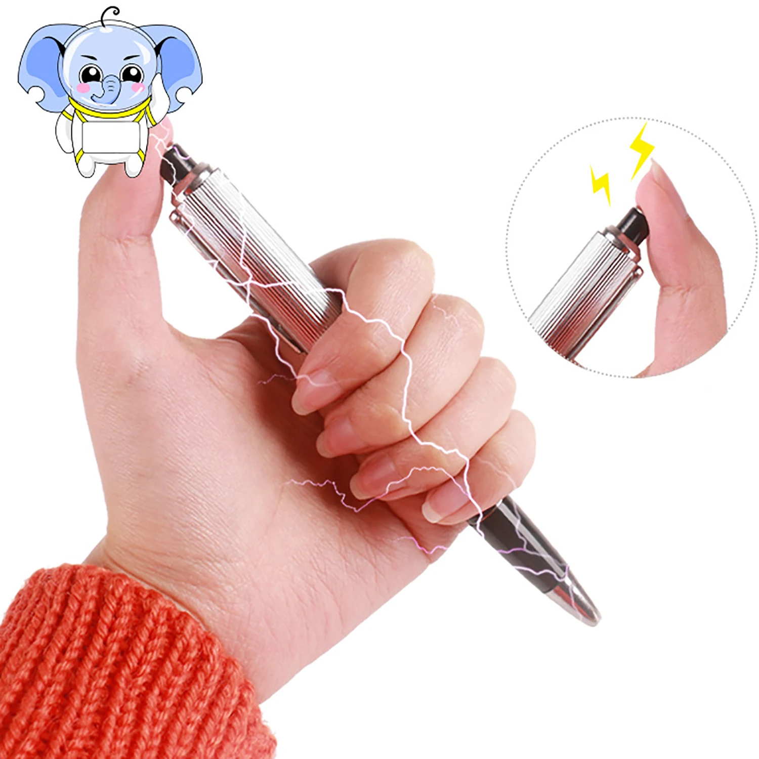 1PC/2PCS Creative Electric Shock Pen Toy Utility Gadget Gag Joke Funny Prank Trick Novelty Friend's Best Gift For Party Favor