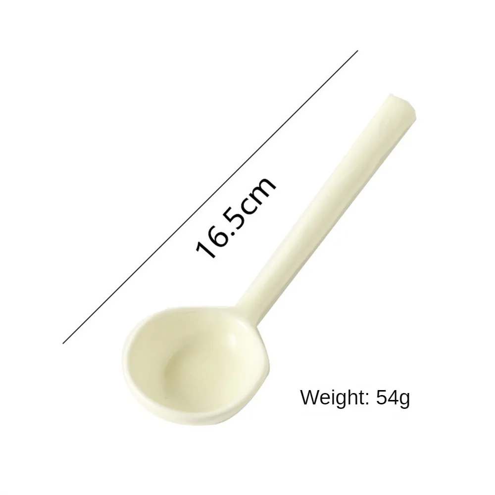 High-grade Porcelain Spoon Of Human Engineering Soft Palette Durable High Quality Bright Colors High Quality Kitchen Essential