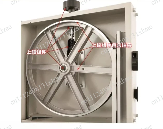 750W Band Saw Drive Wheel 250mm Diameter, 10 Inch Woodworking Saw Machine Replacement Part