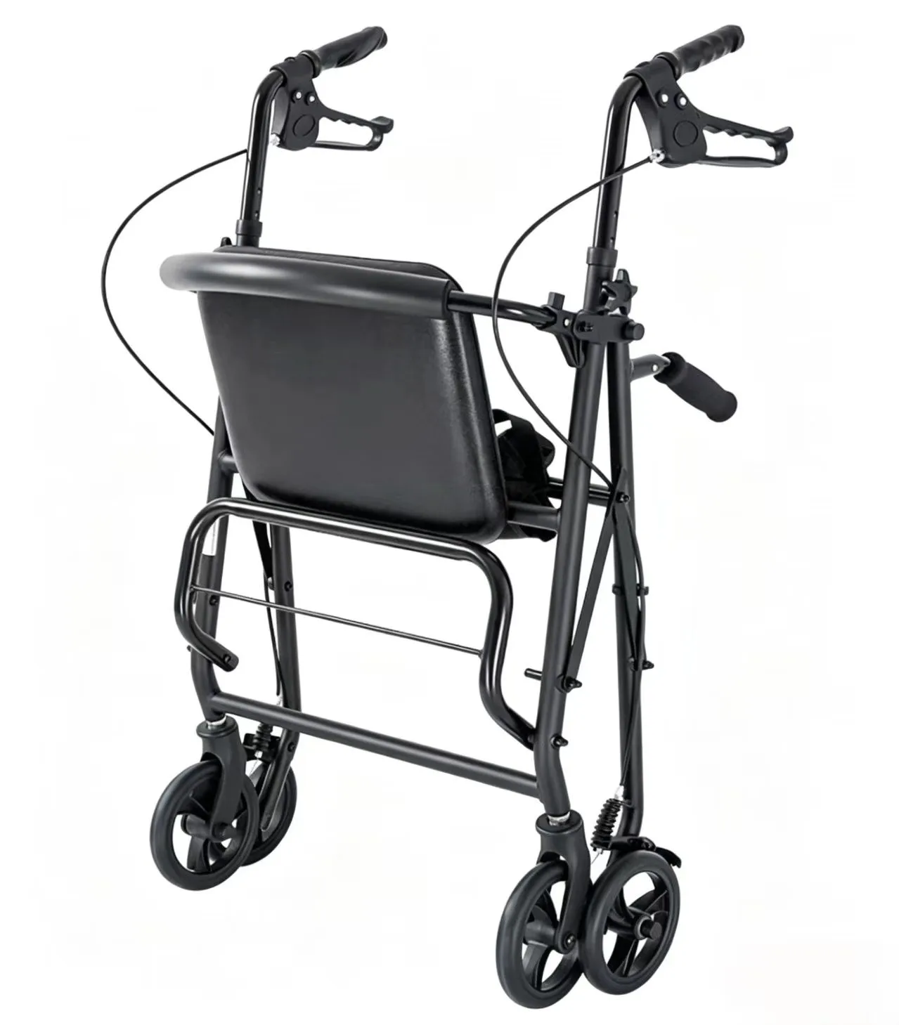 Elderly People's Four-Wheeled Handcart Anti-Fall Walking Aid Chair