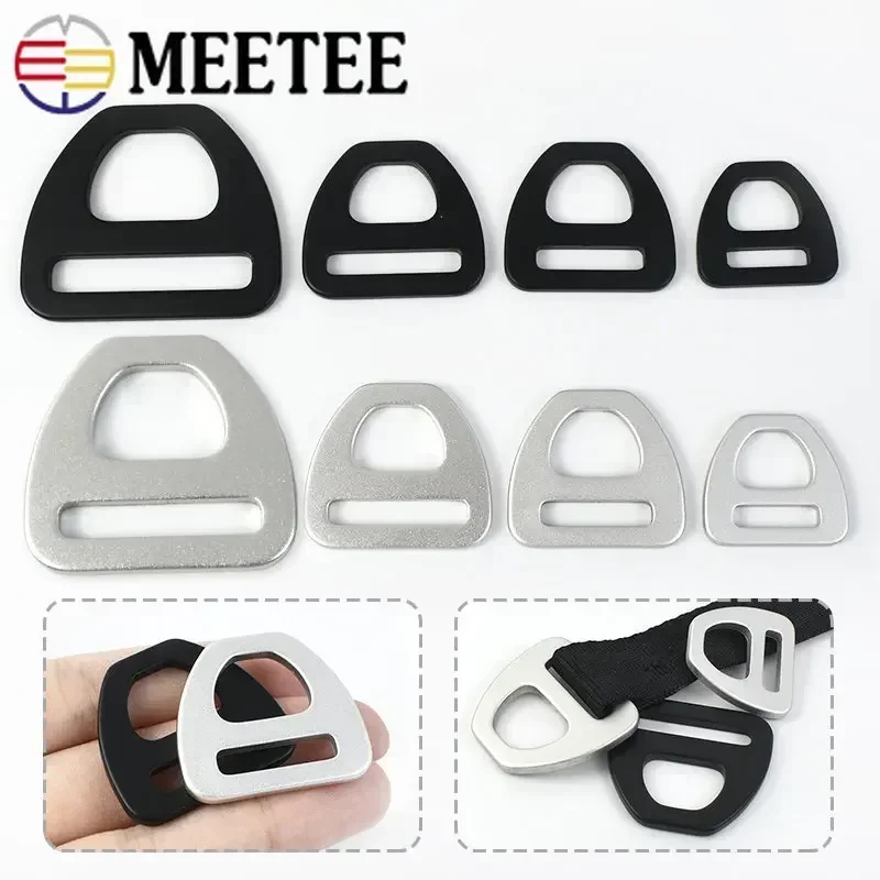 10/20Pcs 15/20/25/38mm Aluminum Alloy Triangle Strap Connector Buckle Ring Belt Buckles Clothes Luggage Hardware Metal Accessory