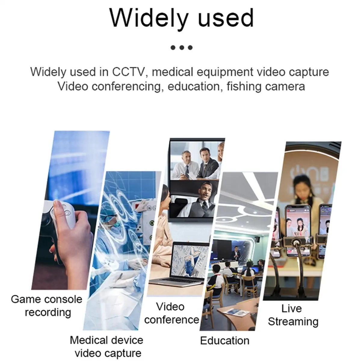 VGA Compatible for Android, and Linux System VGA to USB Capture 1080P Audio and Video Capture VGA Input