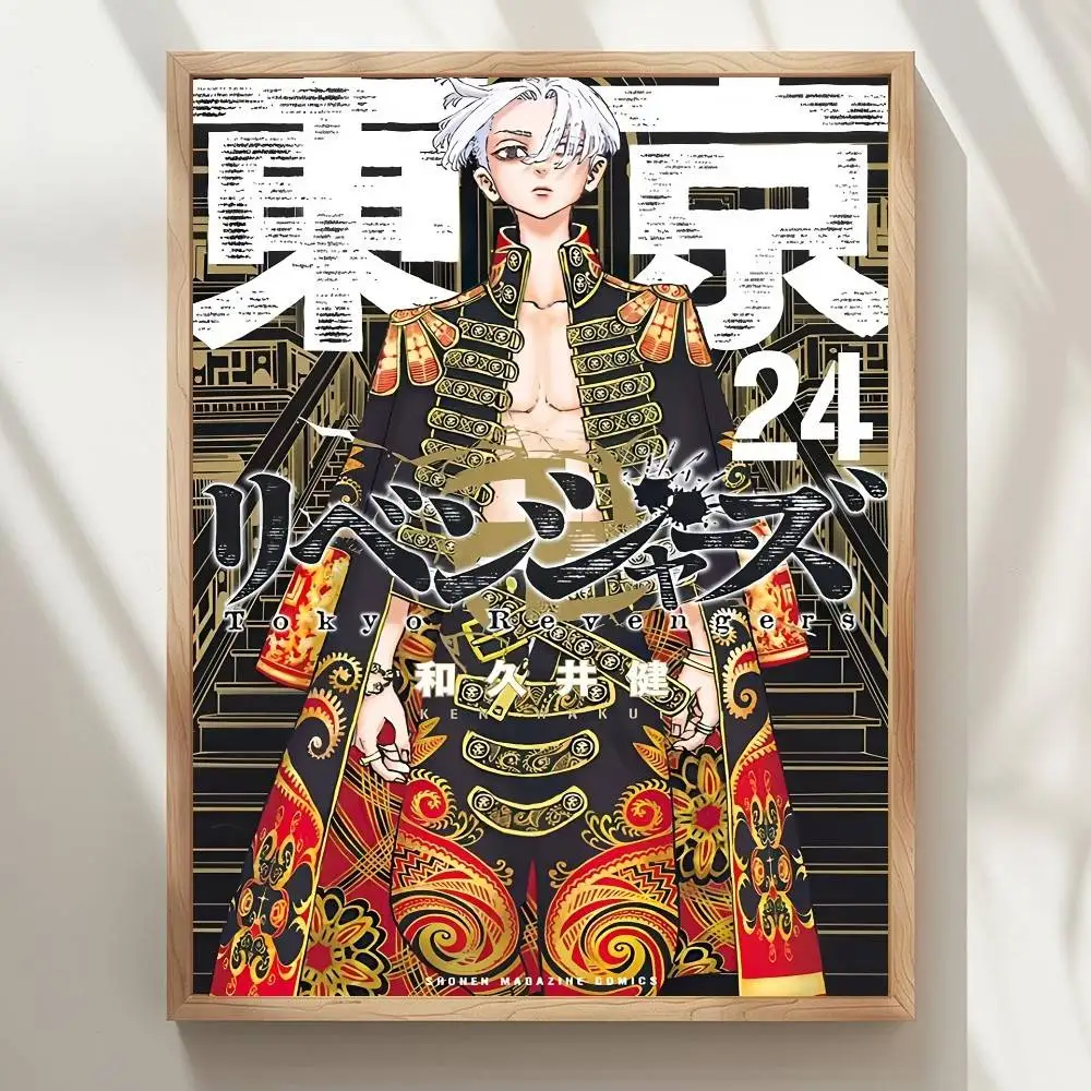 Affiche de dessin animé Tokyo r-vengers, autocollant mural étanche imprimé de haute qualité pour décoration de Bar et de salon, cadeau