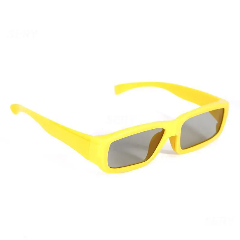 الأطفال نظارات ثلاثية الأبعاد الاطفال السلبي التعميم الاستقطاب ضوء ل Real-D سوني المضادة للأشعة فوق البنفسجية إطار من البلاستيك بسيط نظارات ثلاثية الأبعاد لفيلم التلفزيون #4