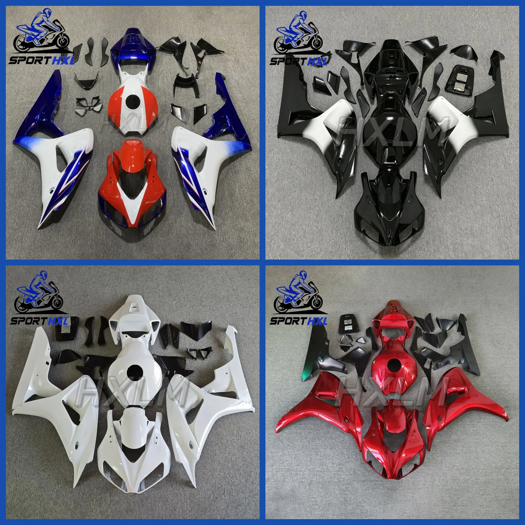 New ABS Motorcycle Fairings Kit Fit For Honda CBR1000RR 2006 2007 cbr1000 RR CBR 1000RR 06 07 Bodywork Fairing Set Red Blue