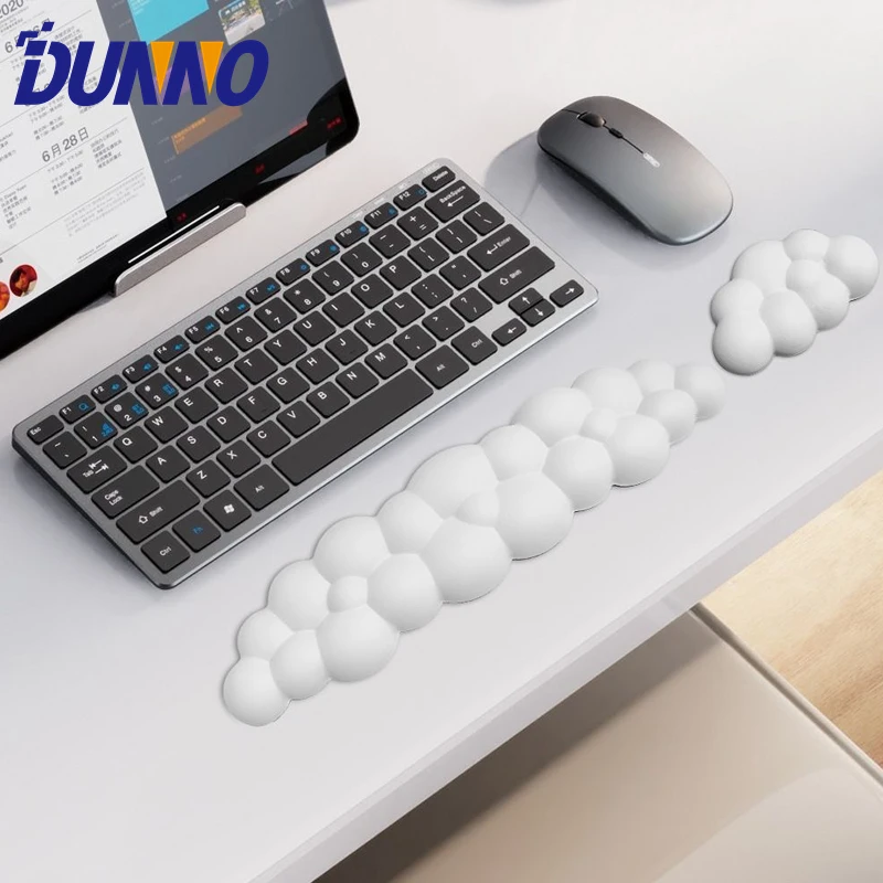 

Keyboard Cloud Wrist Rest with Soft Leather Memory Foam Wrist Support/Cushion Ergonomic Soft Memory Foam Wrist Pain Relief Cushi