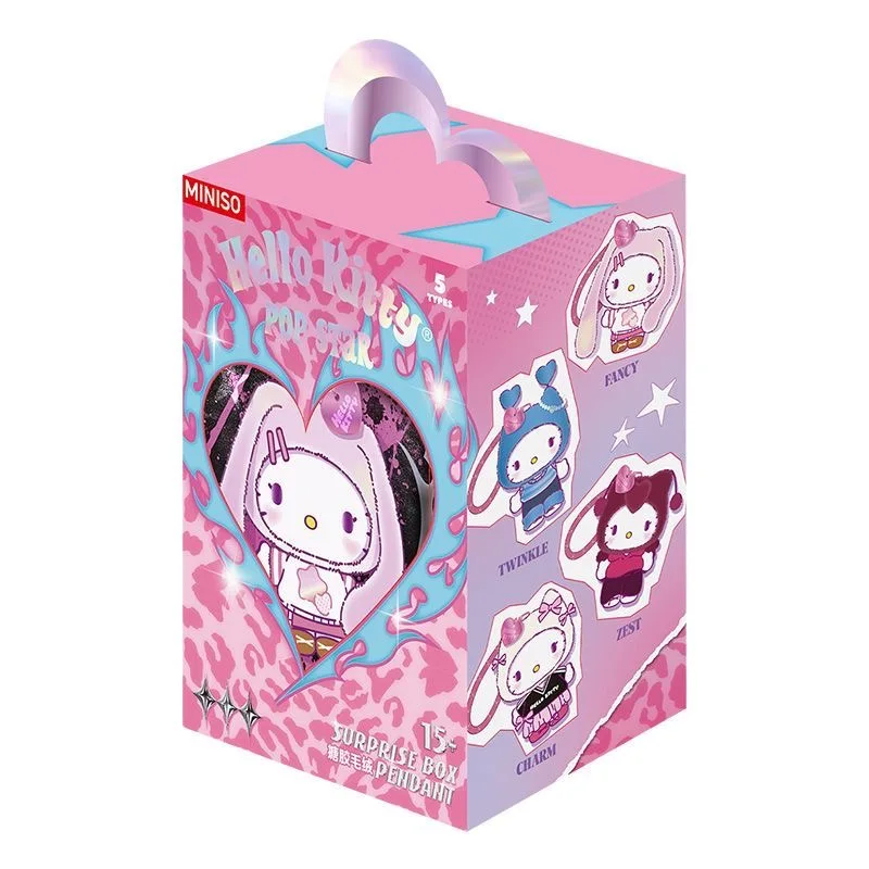 MINISO Cartoon Hello Kitty Pop Star Blind Box Kleding kan een pop worden gewijzigd