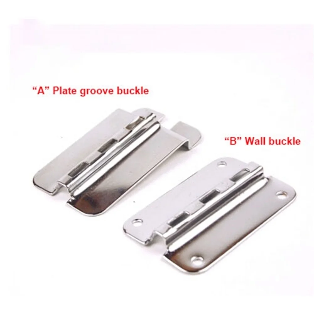 Slot Plate Groove Buckle Wall Mounting Kt Board Bracket Slot Shelf Mounted Board Partition Bracket Holder Hardware Buckle Page