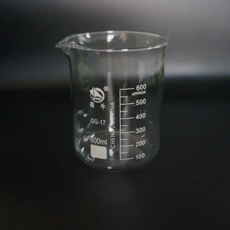 1set 5pcs 5ml 10ml 25ml 50ml 100ml 150ml 200ml Borosilicate Glass Low Form Beaker Chemistry Lab Heavy Wall