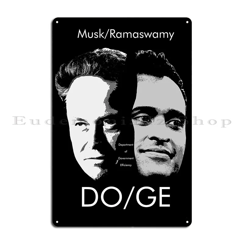 Efficiency Face Off Metal Plaque Decoration Designing Party Home Retro Tin Sign Poster