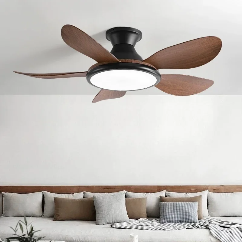 2024 Modern LED 60W Low Floor DC Motor 35W Ceiling Fans With Remote Control Simple Ceiling Fan With Light Home Fan 85-265V