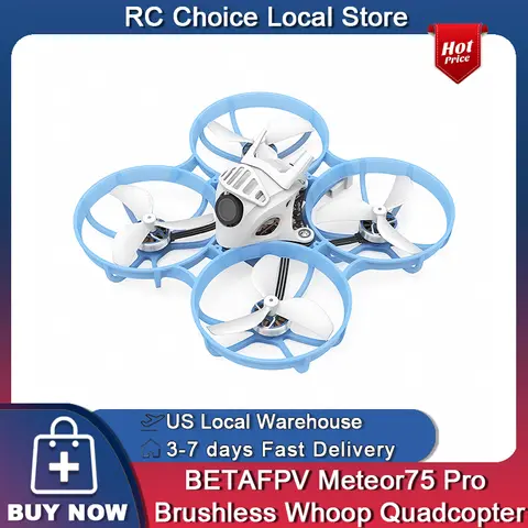 BETAFPV Meteor75 Pro Brushless Whoop Quadcopter(2024) Camera Drones RC Helicopter