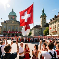 90*90cm/60*60cm/40*40cm/15*15cm Fliegen flagge Hohe Qualität Indoor Hause Dekoration Schweizer Schweiz Nationalen Flagge Polyester
